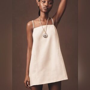 Anthropologie Cream Mini Dress